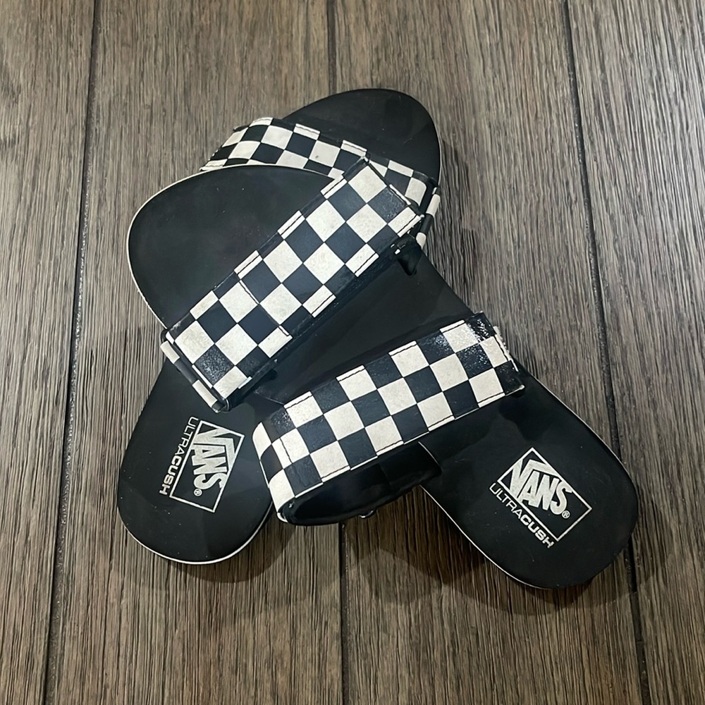 VANS Kids Ultra Crush Checkerboard Black/Marshmallow